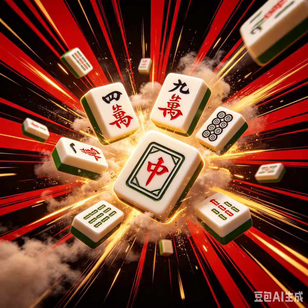 colorful mini mahjong tiles