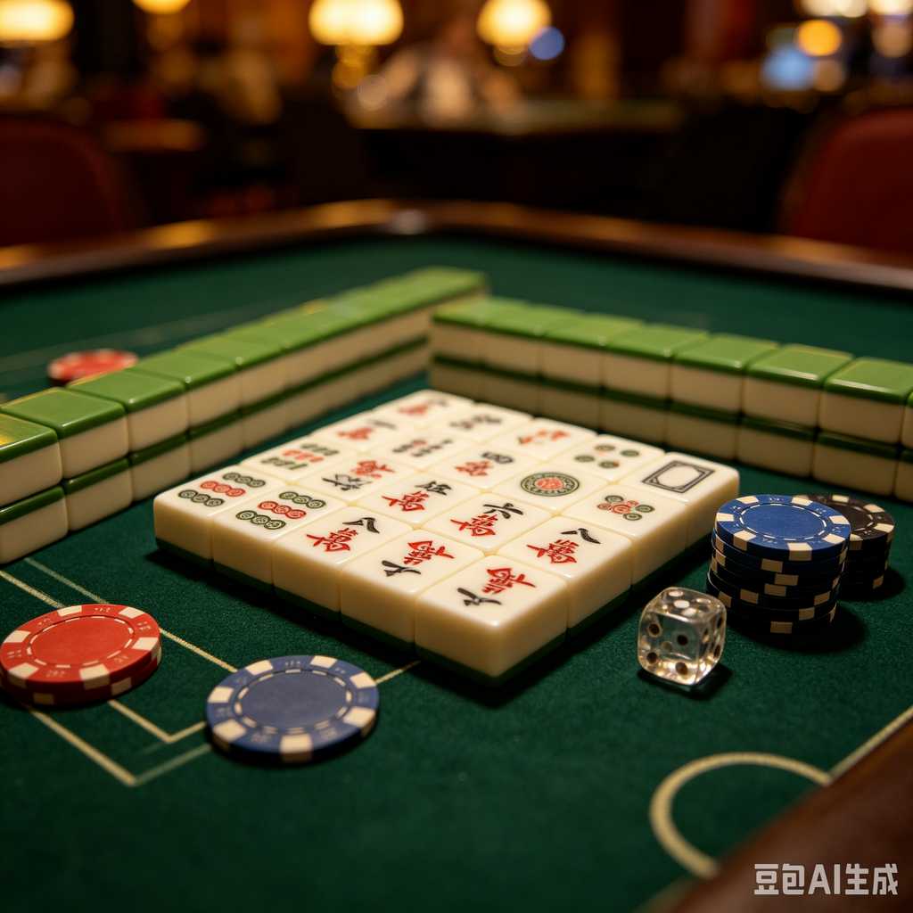 fine carving mahjong set